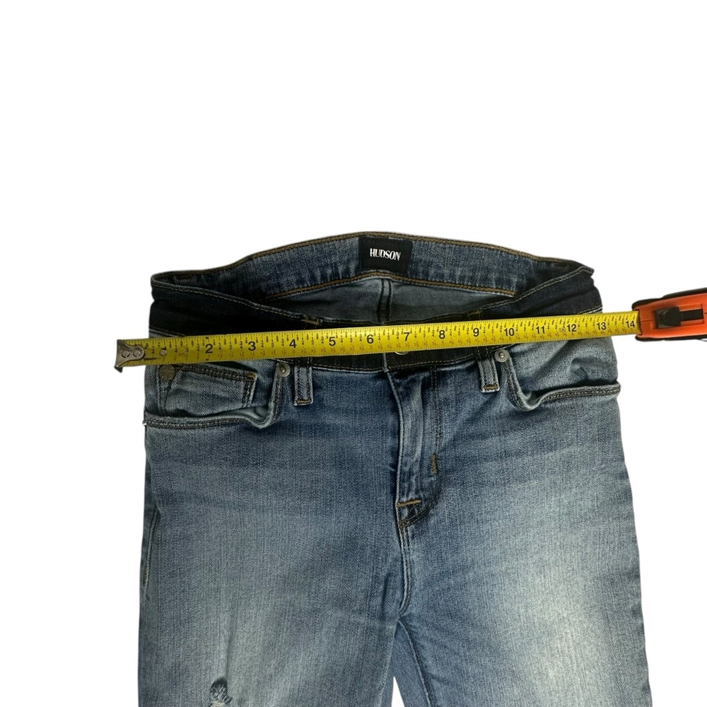 Hudson Nico Mid Rise Crop Super Skinny Jeans 25 - Picture 5 of 8